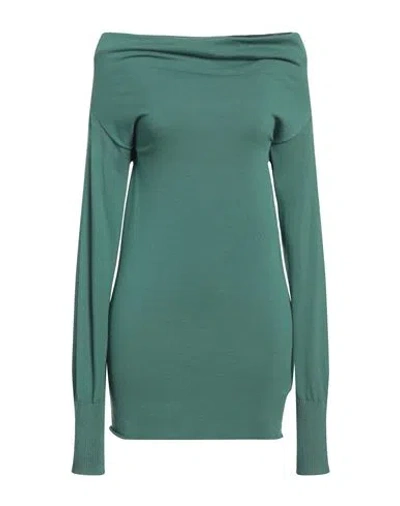 Alpha Studio Woman Sweater Green Size 6 Viscose, Polyester, Polyamide