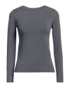 Alpha Studio Woman Sweater Grey Size 10 Viscose, Polyester, Elastane