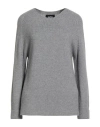 Alpha Studio Woman Sweater Grey Size 10 Wool, Viscose, Polyamide, Cashmere