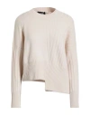 Alpha Studio Woman Sweater Ivory Size 10 Merino Wool In Neutral