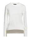 Alpha Studio Woman Sweater Ivory Size 12 Recycled Wool, Ecovero Viscose, Recycled Polyamide, Recycle In White