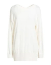 Alpha Studio Woman Sweater Ivory Size 10 Recycled Wool, Viscose, Polyamide, Cashmere In White