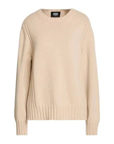 Alpha Studio Woman Sweater Ivory Size 12 Wool, Cashmere In White