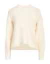 Alpha Studio Woman Sweater Ivory Size 12 Wool In White