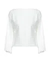 Alpha Studio Sweaters In White