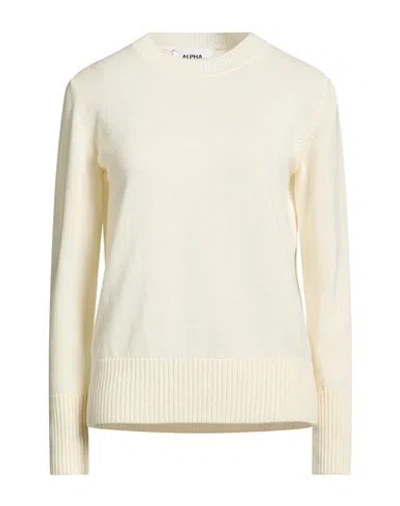 Alpha Studio Woman Sweater Ivory Size 4 Cashmere In White