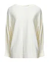 Alpha Studio Sweaters In White