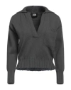 Alpha Studio Woman Sweater Lead Size 4 Wool, Polypropylene In Grey