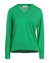 Alpha Studio Woman Sweater Light Green Size 10 Merino Wool
