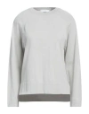 Alpha Studio Woman Sweater Light Grey Size 10 Cotton
