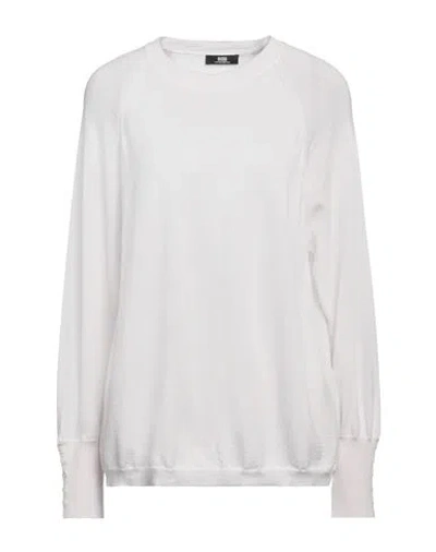 Alpha Studio Woman Sweater Light Grey Size 10 Merino Wool