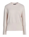 Alpha Studio Woman Sweater Light Grey Size 6 Merino Wool