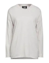 Alpha Studio Woman Sweater Light Grey Size 6 Wool, Cashmere