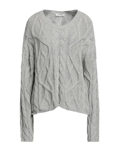 Alpha Studio Woman Sweater Light Grey Size 8 Wool, Alpaca Wool, Polyamide