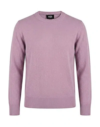 Alpha Studio Woman Sweater Light Pink Size 4 Cashmere In Purple