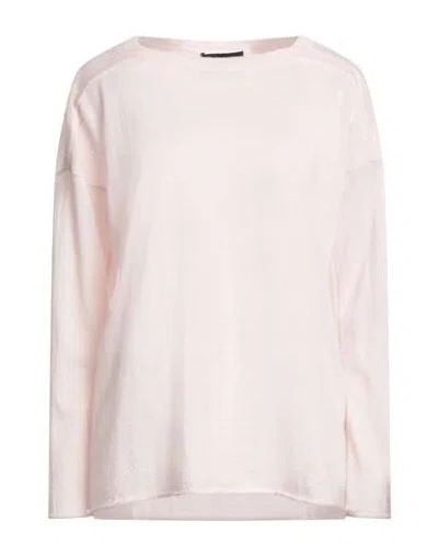 Alpha Studio Woman Sweater Light Pink Size 6 Cashmere