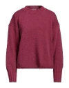 Alpha Studio Woman Sweater Mauve Size 6 Wool In Purple