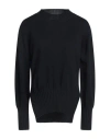 Alpha Studio Woman Sweater Midnight Blue Size 10 Cotton