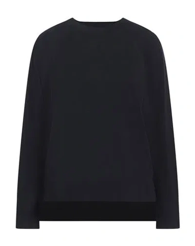 Alpha Studio Woman Sweater Midnight Blue Size 10 Cotton