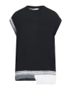 Alpha Studio Woman Sweater Midnight Blue Size 10 Cotton