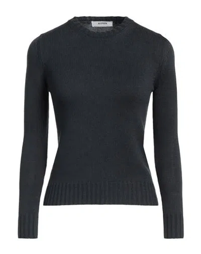 Alpha Studio Woman Sweater Midnight Blue Size 10 Cotton, Acrylic