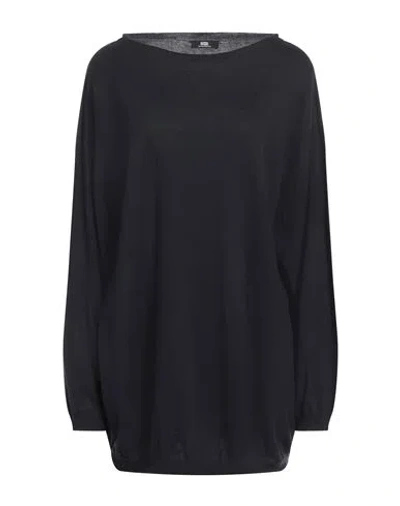 Alpha Studio Woman Sweater Midnight Blue Size 10 Cotton, Cashmere In Blue