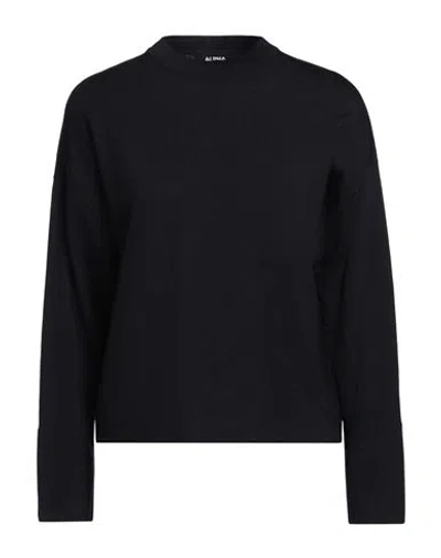 Alpha Studio Woman Sweater Midnight Blue Size 10 Wool