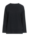 Alpha Studio Woman Sweater Midnight Blue Size 12 Merino Wool In Black