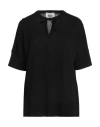 Alpha Studio Woman Sweater Midnight Blue Size 6 Cotton