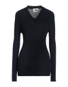 Alpha Studio Sweaters In Navy Blue