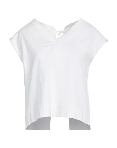 Alpha Studio Woman Sweater Off White Size 10 Cotton