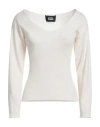 Alpha Studio Woman Sweater Off White Size 4 Viscose, Polyester, Polyamide