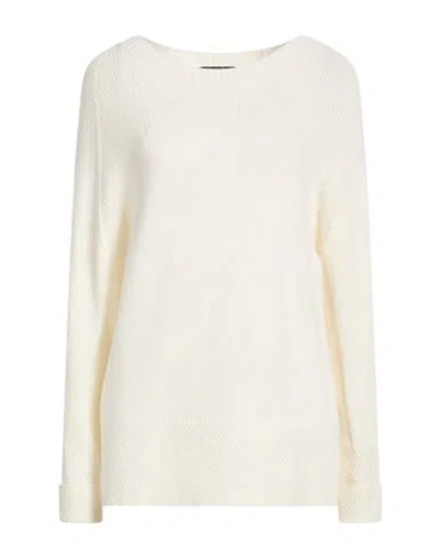 Alpha Studio Woman Sweater Off White Size 8 Wool, Viscose, Polyamide, Cashmere