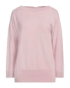 Alpha Studio Woman Sweater Pink Size 6 Recycled Wool, Viscose, Polyamide, Cashmere