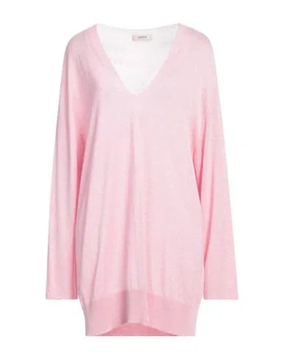 Alpha Studio Woman Sweater Pink Size Onesize Viscose, Polyamide In Pink