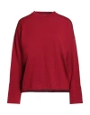 Alpha Studio Woman Sweater Red Size 10 Merino Wool