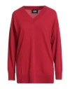 Alpha Studio Woman Sweater Red Size 6 Recycled Wool, Ecovero Viscose, Recycled Polyamide, Recycled C