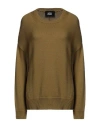 Alpha Studio Woman Sweater Sage Green Size 12 Merino Wool