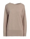Alpha Studio Woman Sweater Sand Size 6 Recycled Wool, Viscose, Polyamide, Cashmere In Beige