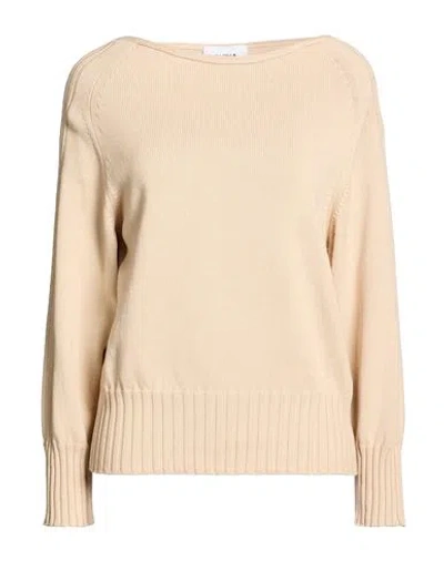 Alpha Studio Woman Sweater Sand Size 8 Cotton In Neutral