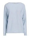Alpha Studio Woman Sweater Sky Blue Size 6 Recycled Wool, Ecovero Viscose, Recycled Polyamide, Cashm