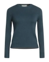 Alpha Studio Woman Sweater Slate Blue Size 8 Cotton, Acrylic