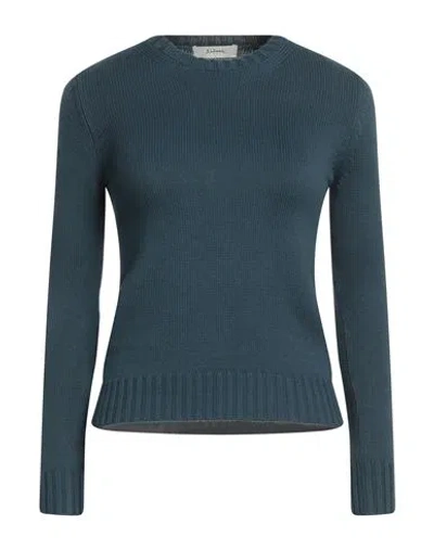 Alpha Studio Woman Sweater Slate Blue Size 8 Cotton, Acrylic