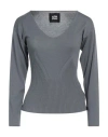 Alpha Studio Woman Sweater Slate Blue Size 8 Viscose, Polyester, Polyamide In Blue