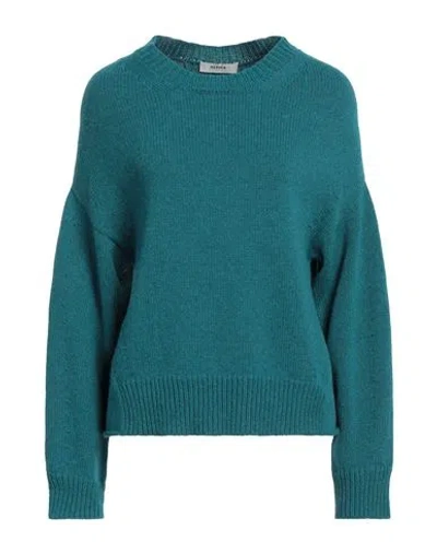 Alpha Studio Woman Sweater Turquoise Size 12 Merino Wool, Alpaca Wool, Polyamide