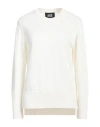 Alpha Studio Woman Sweater White Size 10 Recycled Wool, Ecovero Viscose, Recycled Polyamide, Recycle