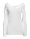 Alpha Studio Sweaters In White