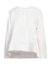 Alpha Studio Woman Sweater White Size 8 Cotton, Viscose In White