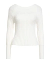 Alpha Studio Woman Sweater White Size 6 Viscose, Polyester, Polyamide