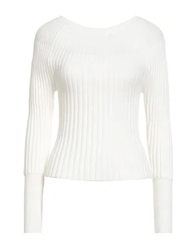Alpha Studio Woman Sweater White Size 6 Viscose, Polyester, Polyamide